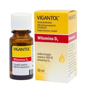 Vigantol,500mcg/ml(20 000IU/ml)krop.dou(i.rów)MDZ,Łotw,10ml