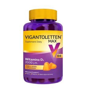 Vigantoletten Max, zelki, o smaku cytrynowym, 60 szt