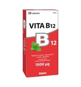 Vita B12 1000 mcg, tabletki do ssania,  30 szt.