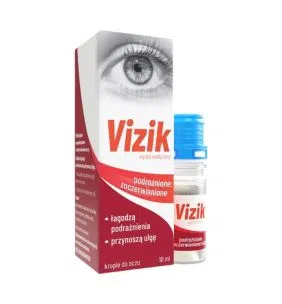 Vizik, krople, na podrażnione i zaczerwienione oczy, 10 ml