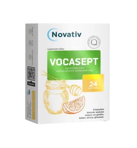Novativ Vocasept, pastylki do ssania, 24 sztuki