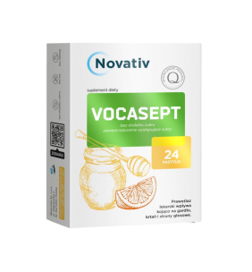 Novativ Vocasept, pastylki do ssania, 24 sztuki