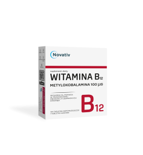Novativ Witamina B12 Metylokobalamina 100 μg, 120 tabletek niepowlekanych 