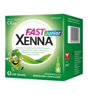 Xenna Fast Junior, mikrowlewka doodbytnicza, 6 szt