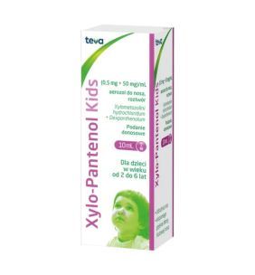 Xylo-Pantenol Kids, (0,5 mg + 50 mg)/ml, aer.do nosa, 10 ml