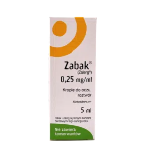 Zabak, 0,25 mg/ml, krople do oczu,(i.row),InPh,Fran, 5 ml