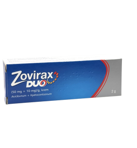 Zovirax Duo, (50 mg +10 mg)/g, krem,(i.rów),InPh,Rum,2g