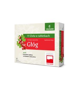 Głóg, tabletki powlekane, 30 szt.