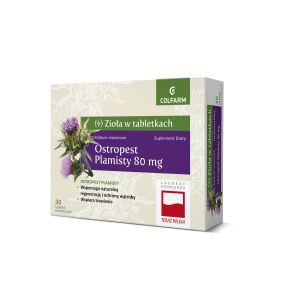 Ostropest plamisty, tabletki, 30 szt.