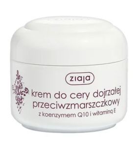 Ziaja, przeciwzmarszczkowy krem do cery dojrzałej z koenzymem Q10 i witaminą E, 50 ml