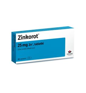 Zinkorot, 25 mg Zn2+, tabletki, 20 szt.
