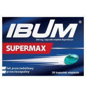 IBUM SUPERMAX, 600 mg, kapsułki, miękkie
