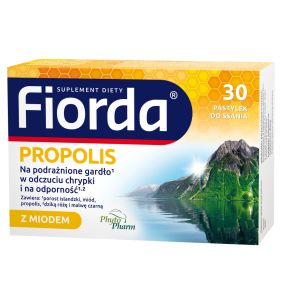 Fiorda PROPOLIS, pastylki do ssania, 30 szt.
