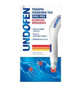 Undofen Pro Pen Terapia Kwasowa TCA kurzajki i brodawki, żel, 1 aplikator