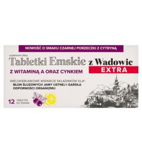 Tabletki Emskie z Wadowic Extra, tabl.do ssania, 12 szt