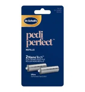Dr.Scholl's Pedi Perfect NanoTech, głowice obrotowe, 2 szt
