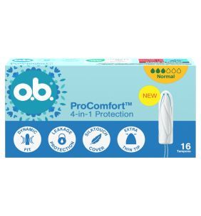 Kenvue, tampon, OB ProComfort Normal, 16 szt