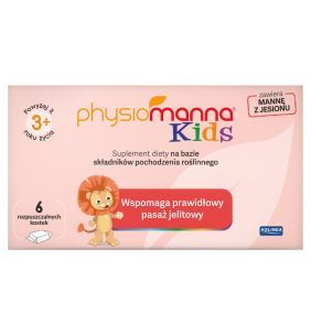 Physiomanna Kids, rozpuszczalna kostka, 60 g