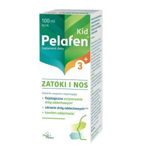 Phytopharm Pelafen Kid 3+ Zatoki i Nos, płyn, 100 ml
