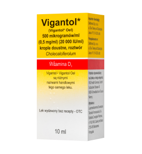 Vigantol,500mcg/ml(20 000IU/ml)krop.dou(i.rów)Delf,Niem,10ml