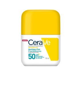 CeraVe, Fluid nawilżający przeciwsłoneczny, SPF50, 50 ml