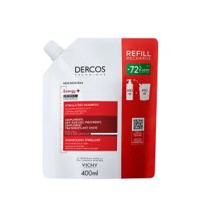 Vichy Dercos Energy+, szampon wzmacniający, refill, 400ml