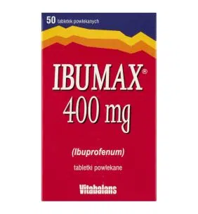 Ibumax 400 mg, 400 mg, tabl.powl., 50 szt