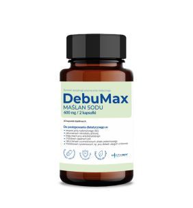 DebuMax Maślan Sodu 600 mg, kapsułki, 60 szt.