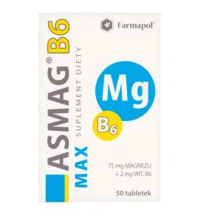 Asmag B6 Max, tabletki, 50 szt.