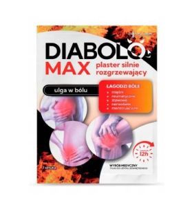 Diabolo Max, Plaster silnie rozgrzewający, 1 szt