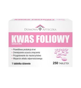 Domowa Apteczka Kwas foliowy, tabletki, 250 szt.