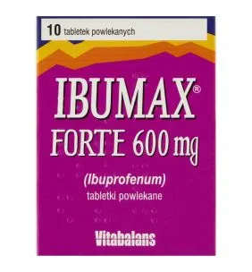 Ibumax Forte, 600 mg, tabl.powl., 10 szt