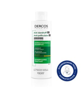 Vichy Dercos, szampon przeciwłupieżowy, włosy suche, 200 ml