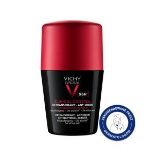Vichy Homme Clinical Control, dezodorant, roll-on, 96 h, 50 ml