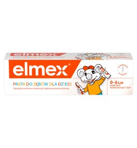 Elmex, pasta do zęb&oacute;w dla dzieci z aminofluorkiem od 1 ząbka do 6 lat, 50 ml