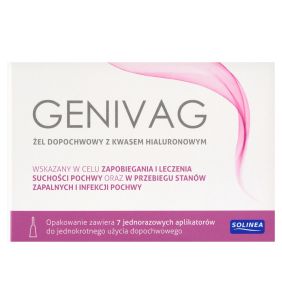 Genivag, zel dopochw., 5 g ,7 aplikatorow