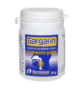 Gargarin, proszek do sporządzania roztworu do płukania gardła, 30 g