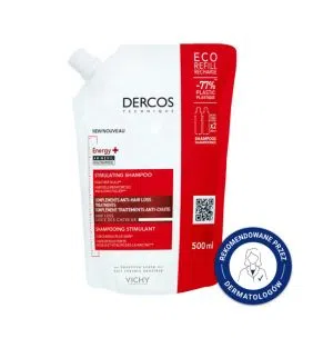 Vichy Dercos Energy+, szampon wzmacniający, refill, 500 ml