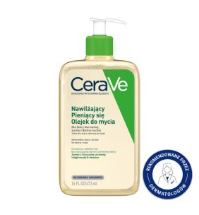 CeraVe, nawilżający pieniący się olejek do mycia, 473 ml