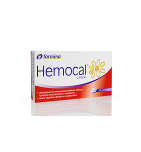 Hemocal, czopki, 10 szt