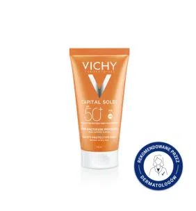 Vichy Capital Soleil, krem aksamitny do twarzy SPF 50+, 50 ml