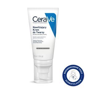 CeraVe, nawilżający krem do twarzy z ceramidami, 52 ml