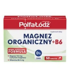Magnez Organiczny + B6, tabl., 50 szt