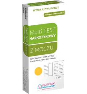  Multi Test do wykrywania narkotyków w moczu, 1 zestaw