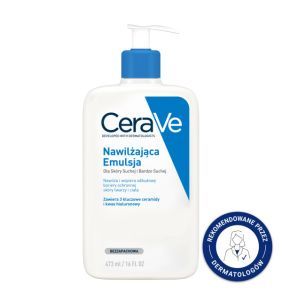 CeraVe, nawilżająca emulsja dla skóry suchej i bardzo suchej, 473 ml
