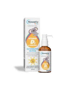 Novativ Kids Witamina D3 w kroplach, 20 ml