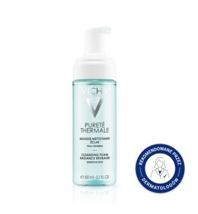 Vichy Purete Therm,pianka,oczyszczaj,przywraca blask, 150 ml