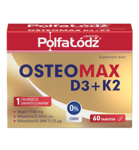 OsteoMax D3+K2, tabl., 60szt