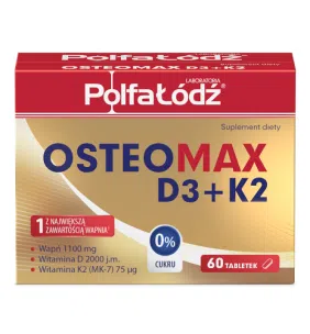 OsteoMax D3+K2, tabl., 60szt