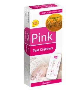 Test Ciążowy PINK płytkowy, 1 szt.